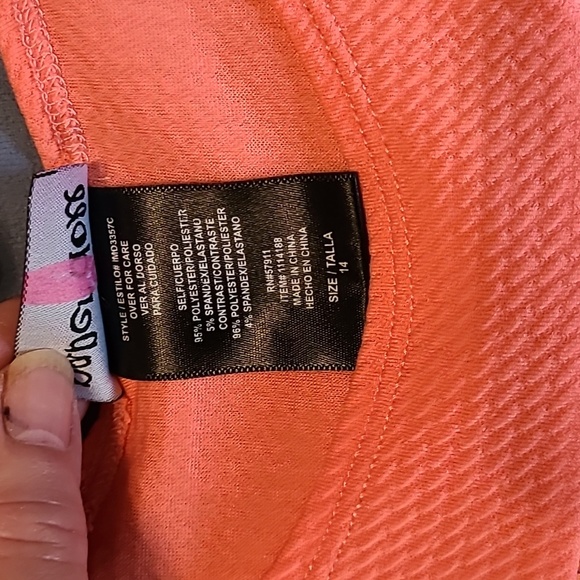 Paper Doll girls sleeveless color block with floral design Size 14 EUC - Picture 4 of 10